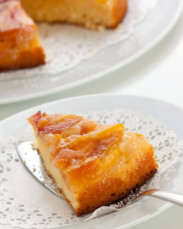 Tarte tatin aux pêches